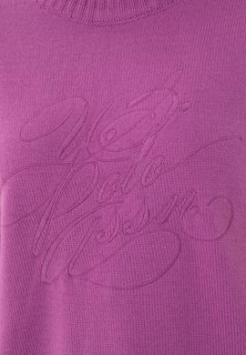 Kadın Lila Bisiklet Yaka Kazak - 50272035006