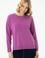 Kadın Lila Bisiklet Yaka Kazak