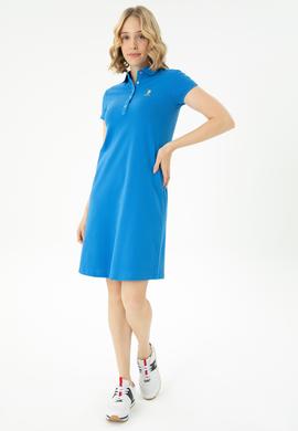 Kadın Saks Örme Elbise - 50262672145