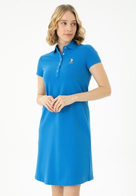 Kadın Saks Örme Elbise - 50262672145