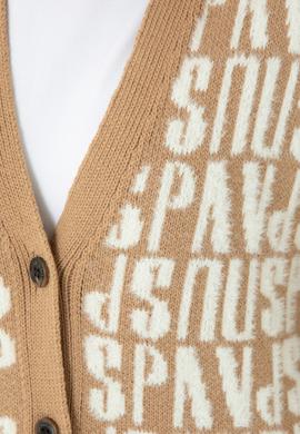 Kadın Kum Triko Hırka - 50269491009