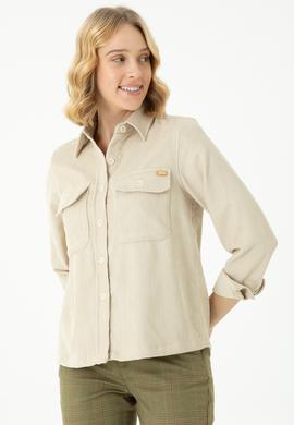 Kadın Taş Uzun Kollu Gömlek - 50271848010