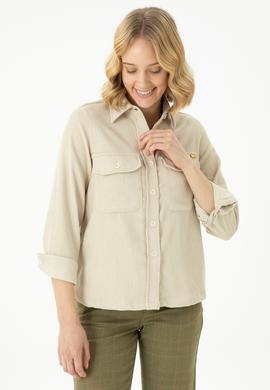 Kadın Taş Uzun Kollu Gömlek - 50271848010