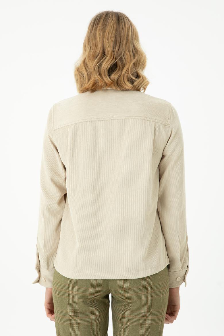 Kadın Taş Uzun Kollu Gömlek - 50271848010