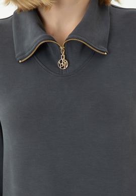 Kadın Antrasit Örme Elbise - 50272083034