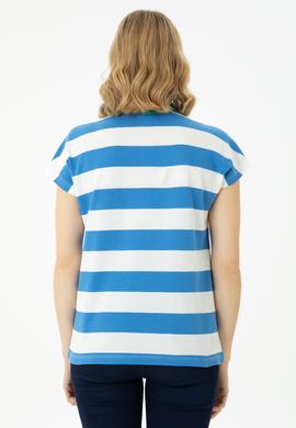 Kadın Saks Polo Yaka Tişört - 50263969025