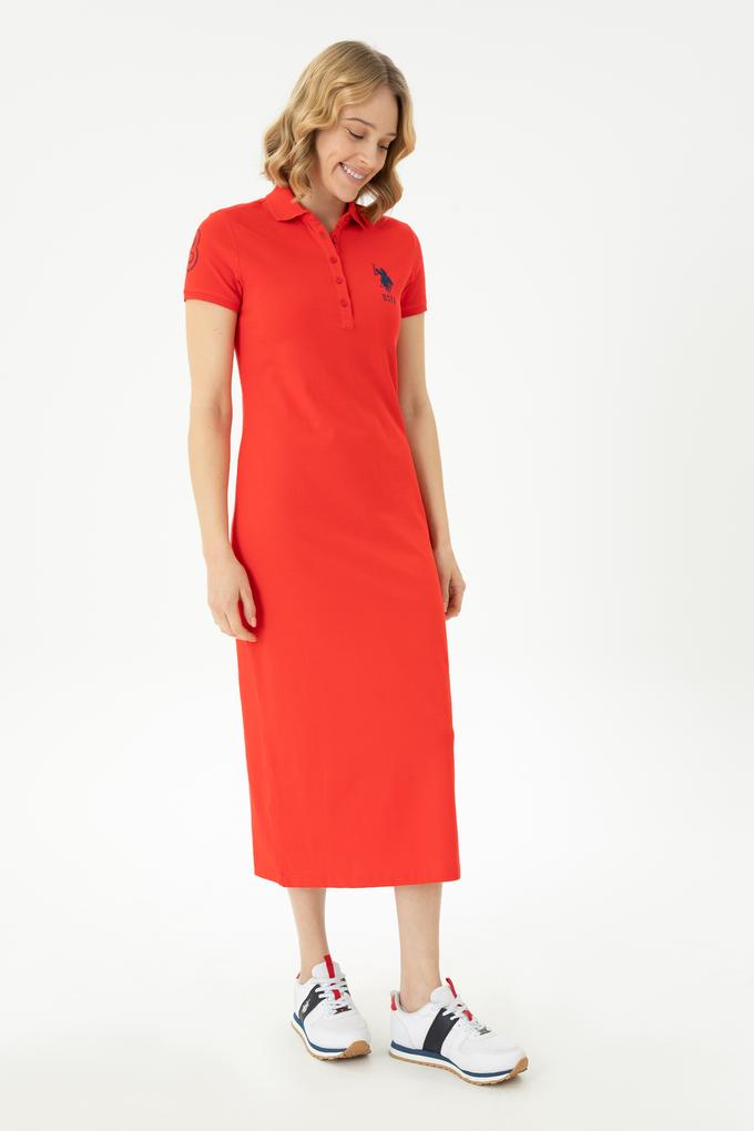 Kadın Kırmızı Örme Elbise