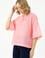 Kadın Pembe Kısa Kollu Gömlek