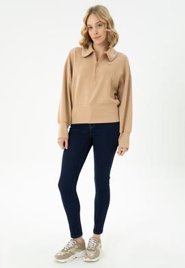 Kadın Eflatun Jean Pantolon - 50272293001