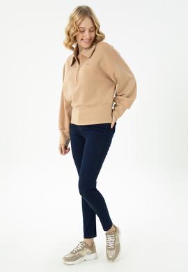 Kadın Eflatun Jean Pantolon - 50272293001