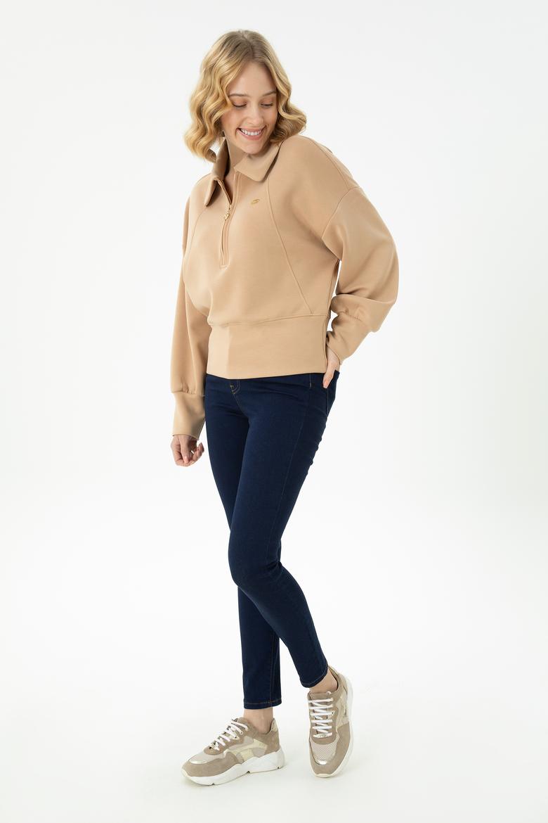 Kadın Eflatun Jean Pantolon - 50272293001