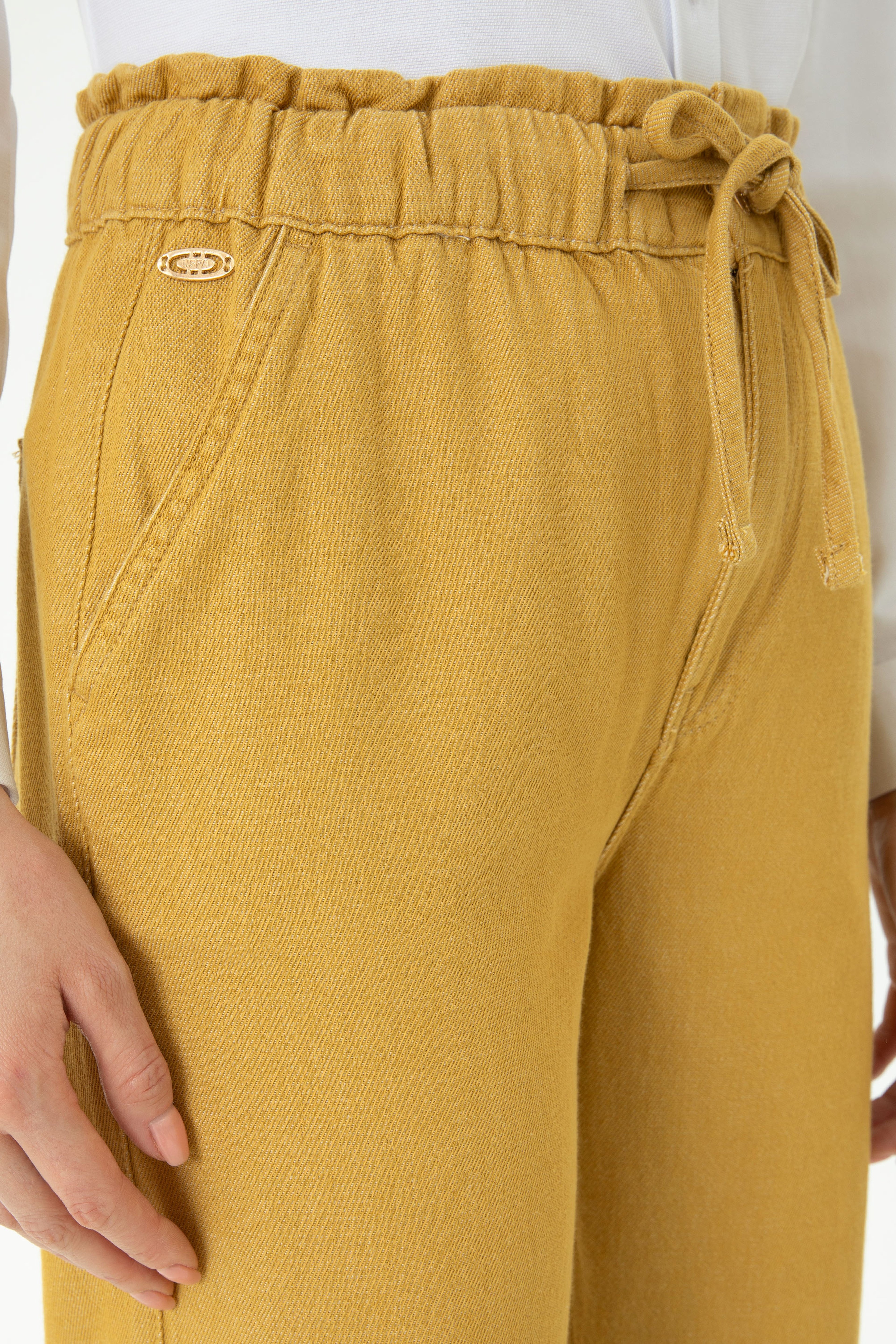 Kadın Safran Jean Pantolon - Image 5