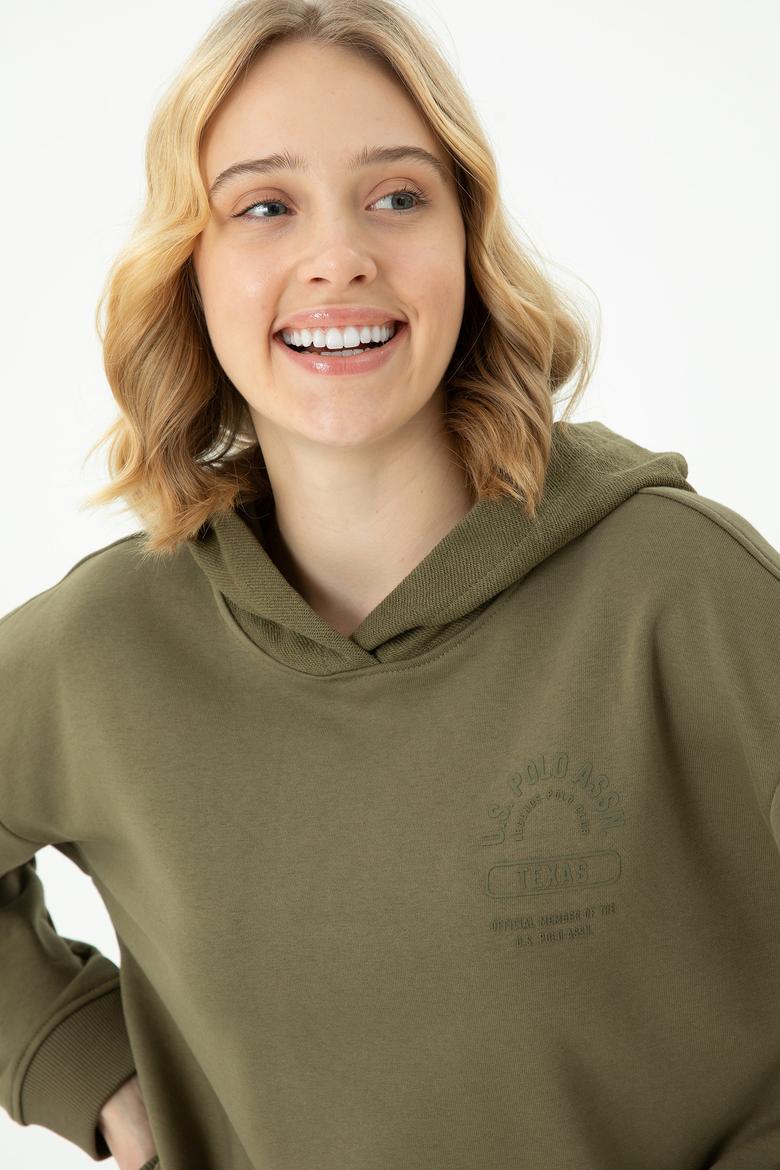 Kadın Haki Sweatshirt - 50271637004