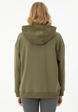 Kadın Haki Sweatshirt - 50271637004