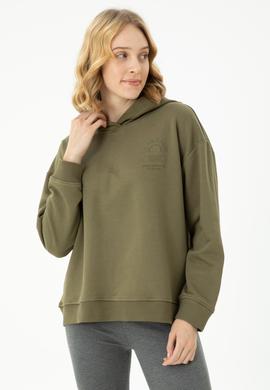 Kadın Haki Sweatshirt - 50271637004