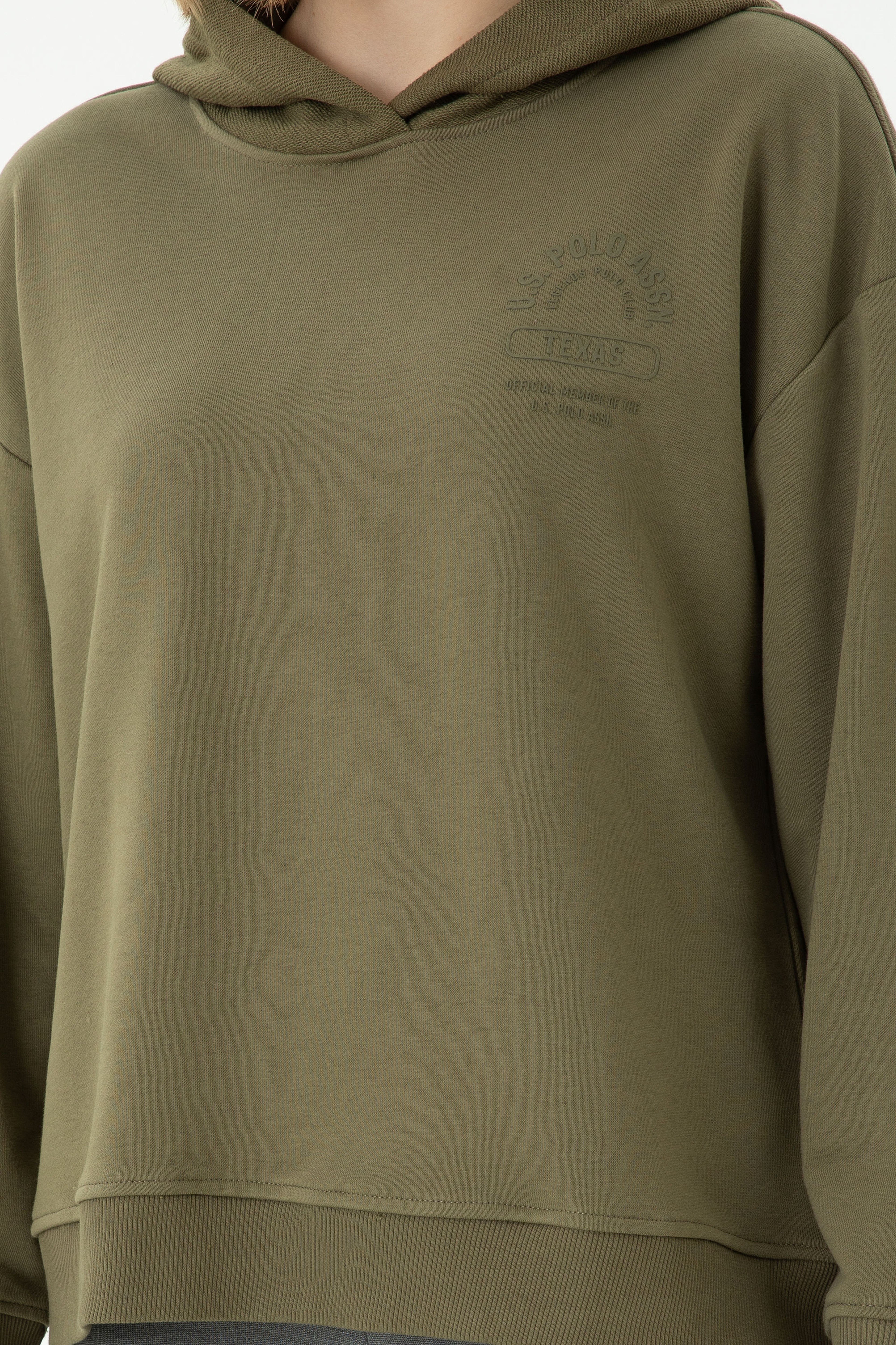 Kadın Haki Sweatshirt
