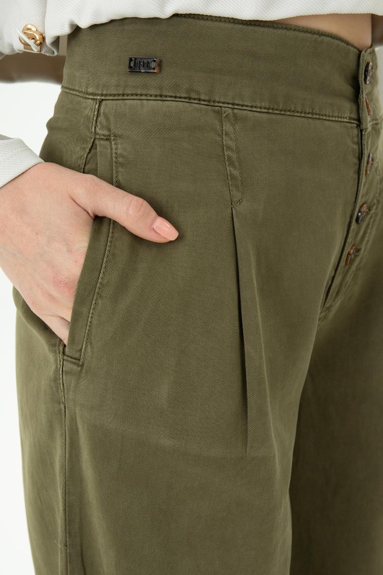 Kadın Haki Pantolon - 50272057002