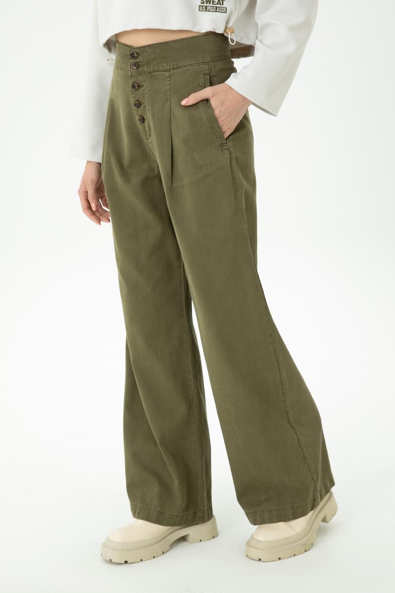 Kadın Haki Pantolon - 50272057002