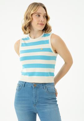 Kadın Turkuaz Bisiklet Yaka Kazak - 50264623019