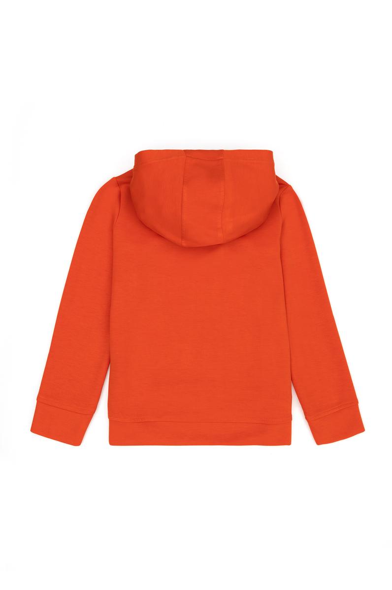 Kız Çocuk Turuncu Kapüşonlu Sweatshirt