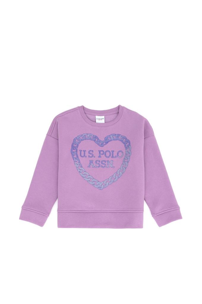Kız Çocuk Lila Sweatshirt
