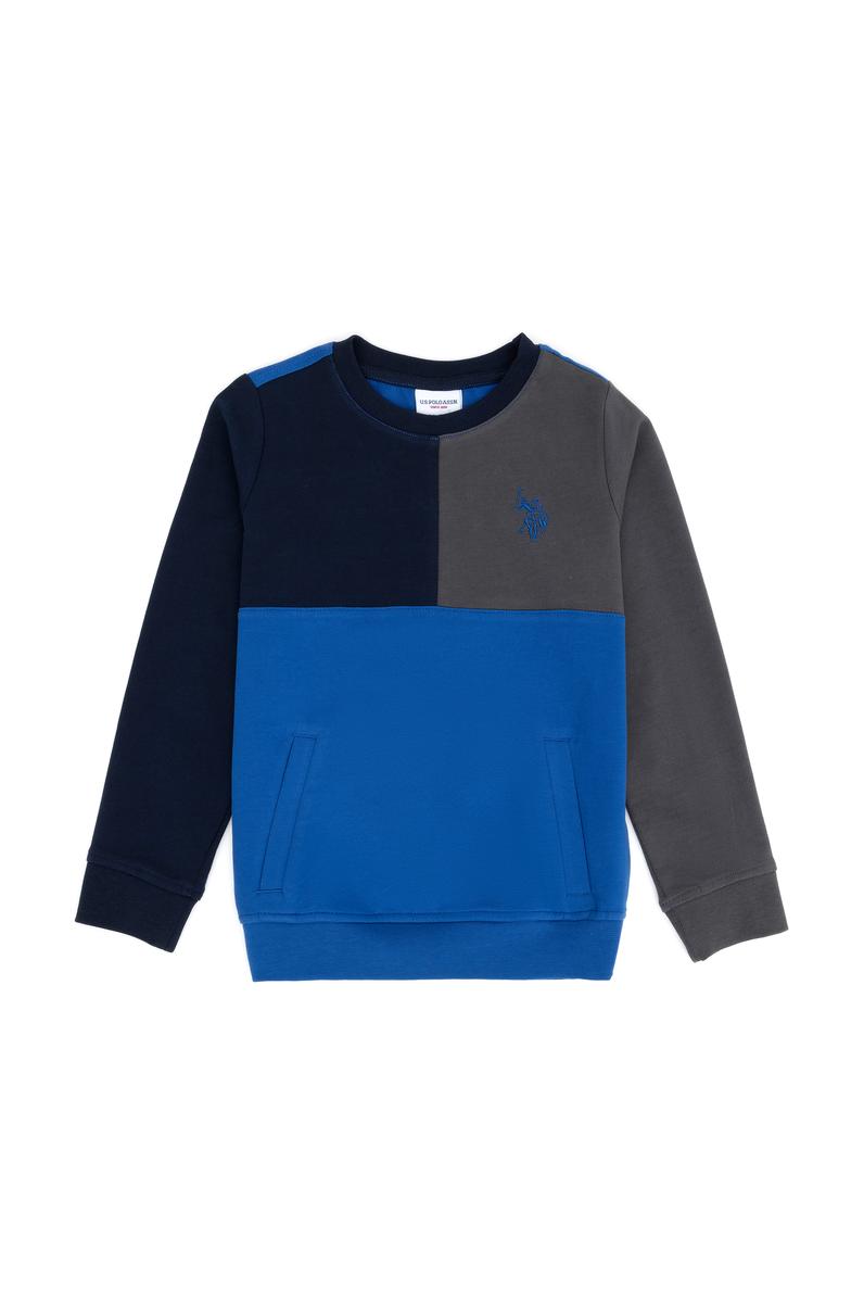 Erkek Çocuk Saks Sweatshirt