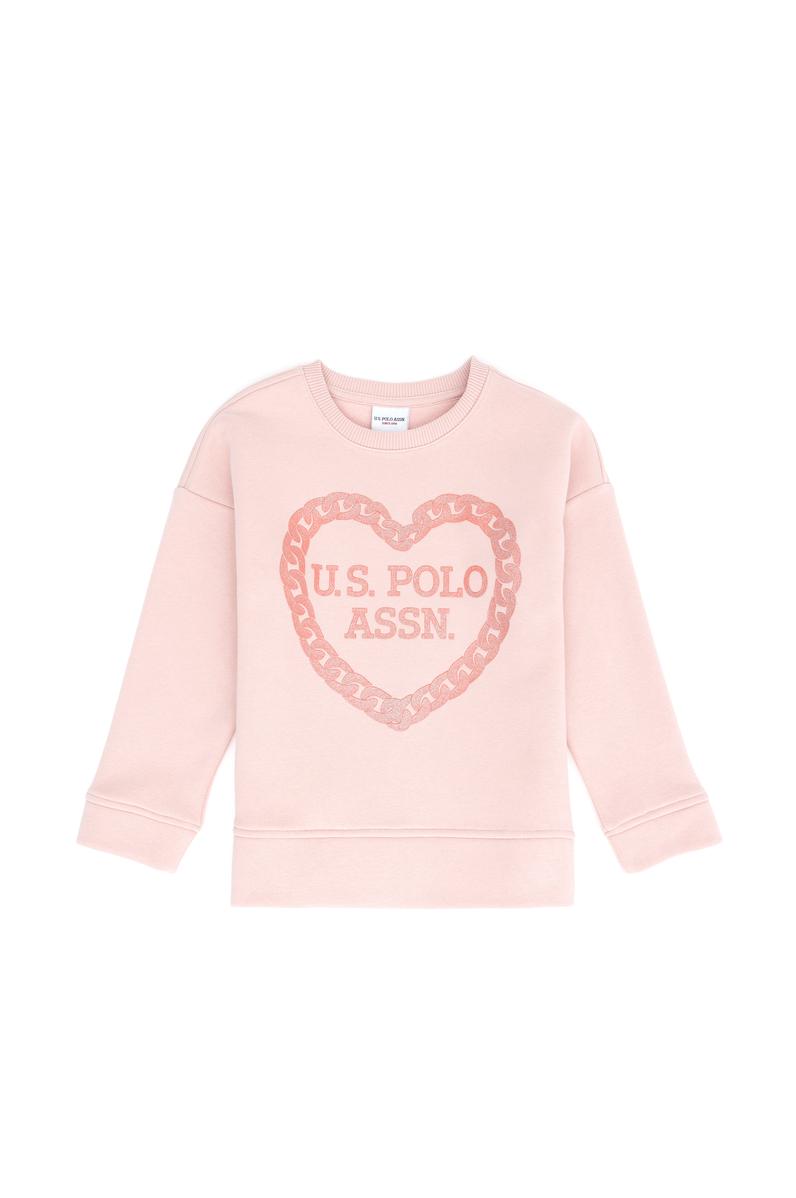 Kız Çocuk Toz Pembe Sweatshirt