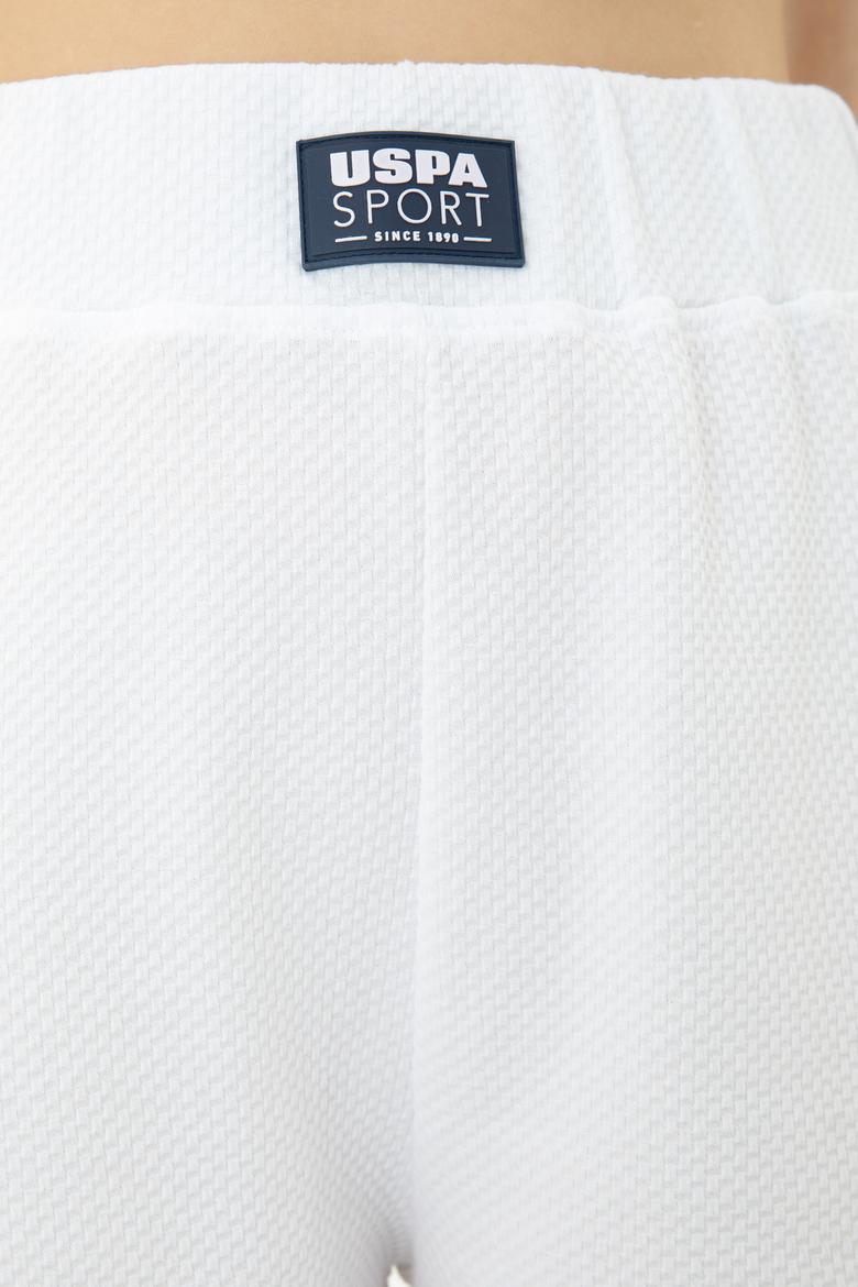 Kadın Beyaz Örme Şort - 50264208017