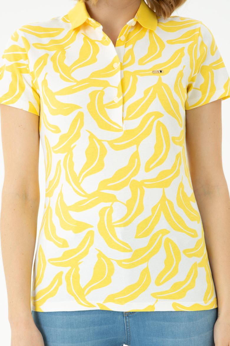 Kadın Sarı Tişört - 50262956046