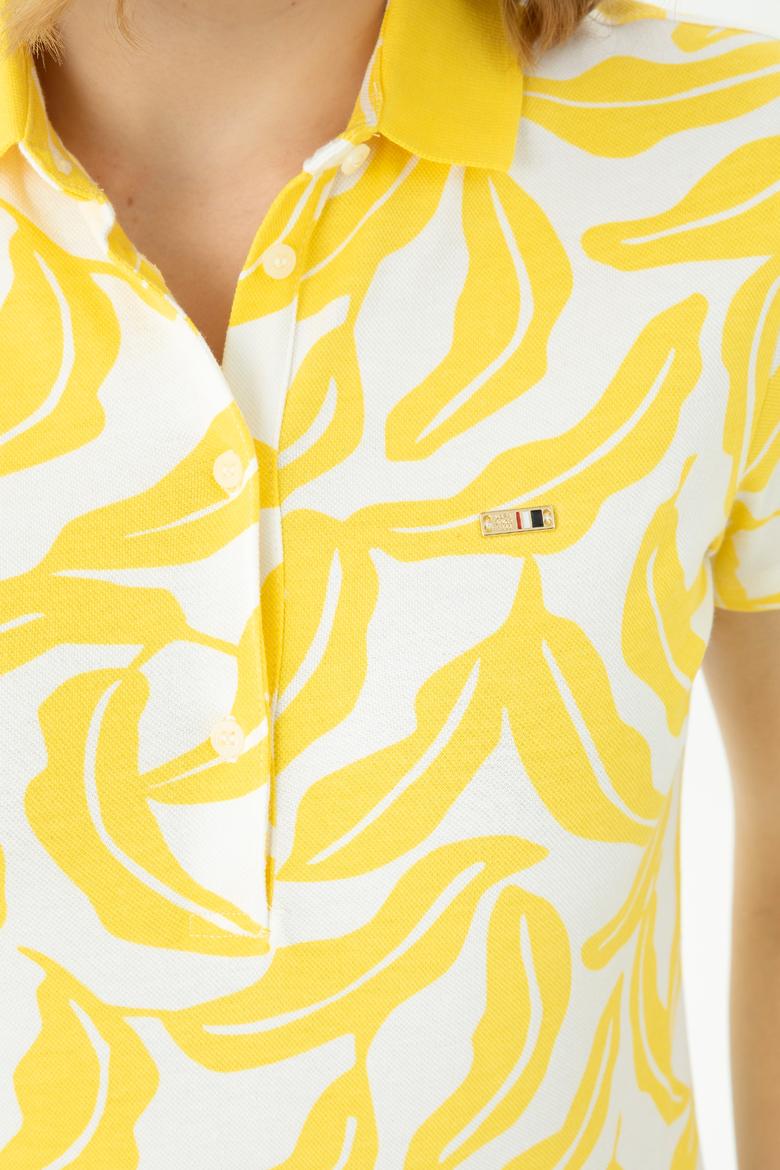 Kadın Sarı Tişört - 50262956046