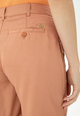 Kadın Pudra Dokuma Şort - 50263224003