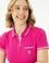 Kadın Fuşya Polo Yaka Tişört