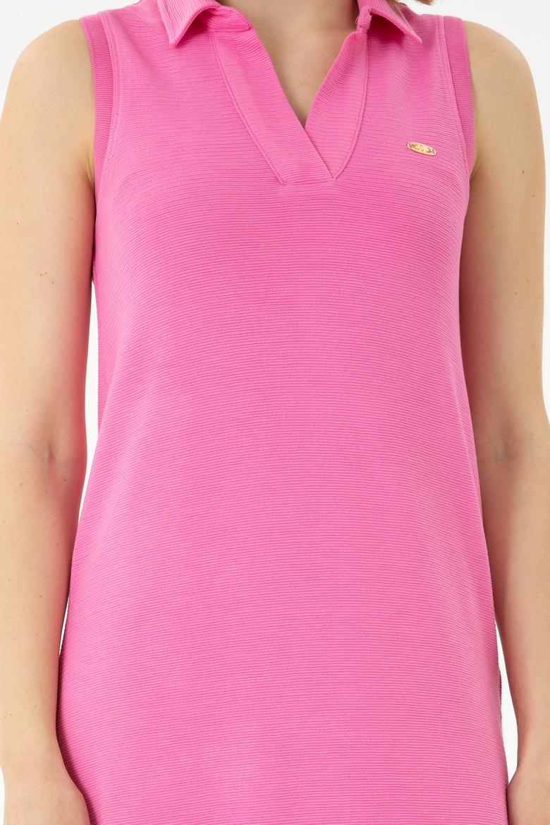 Kadın Pembe Örme Elbise - 50263593043