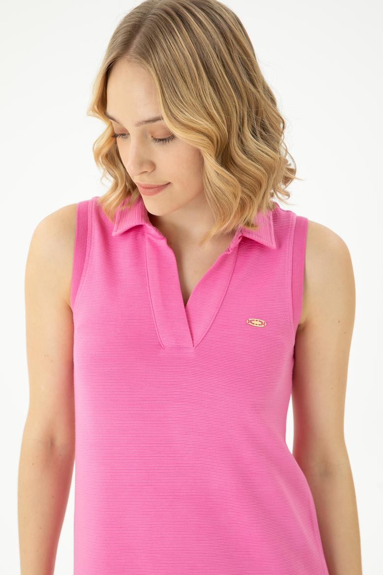 Kadın Pembe Örme Elbise - 50263593043