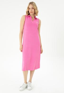 Kadın Pembe Örme Elbise - 50263593043