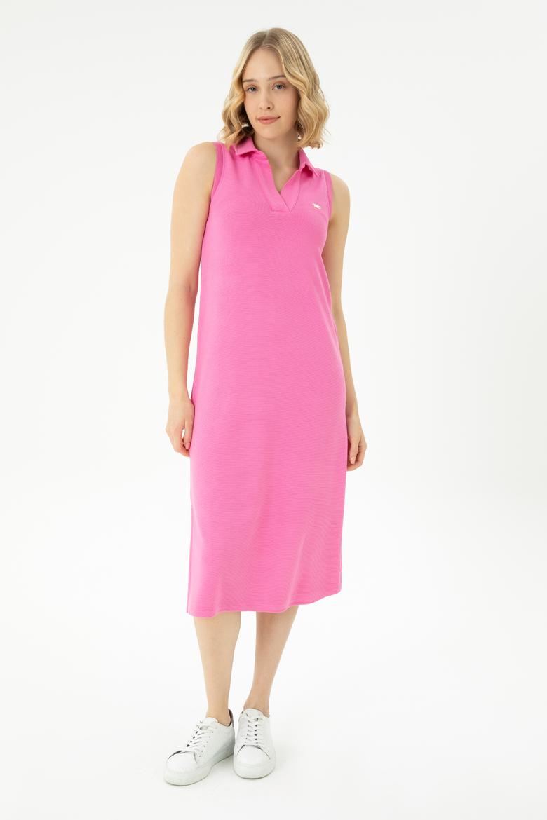 Kadın Pembe Örme Elbise - 50263593043