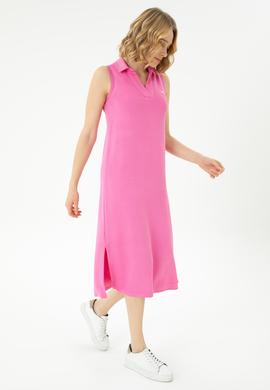 Kadın Pembe Örme Elbise - 50263593043