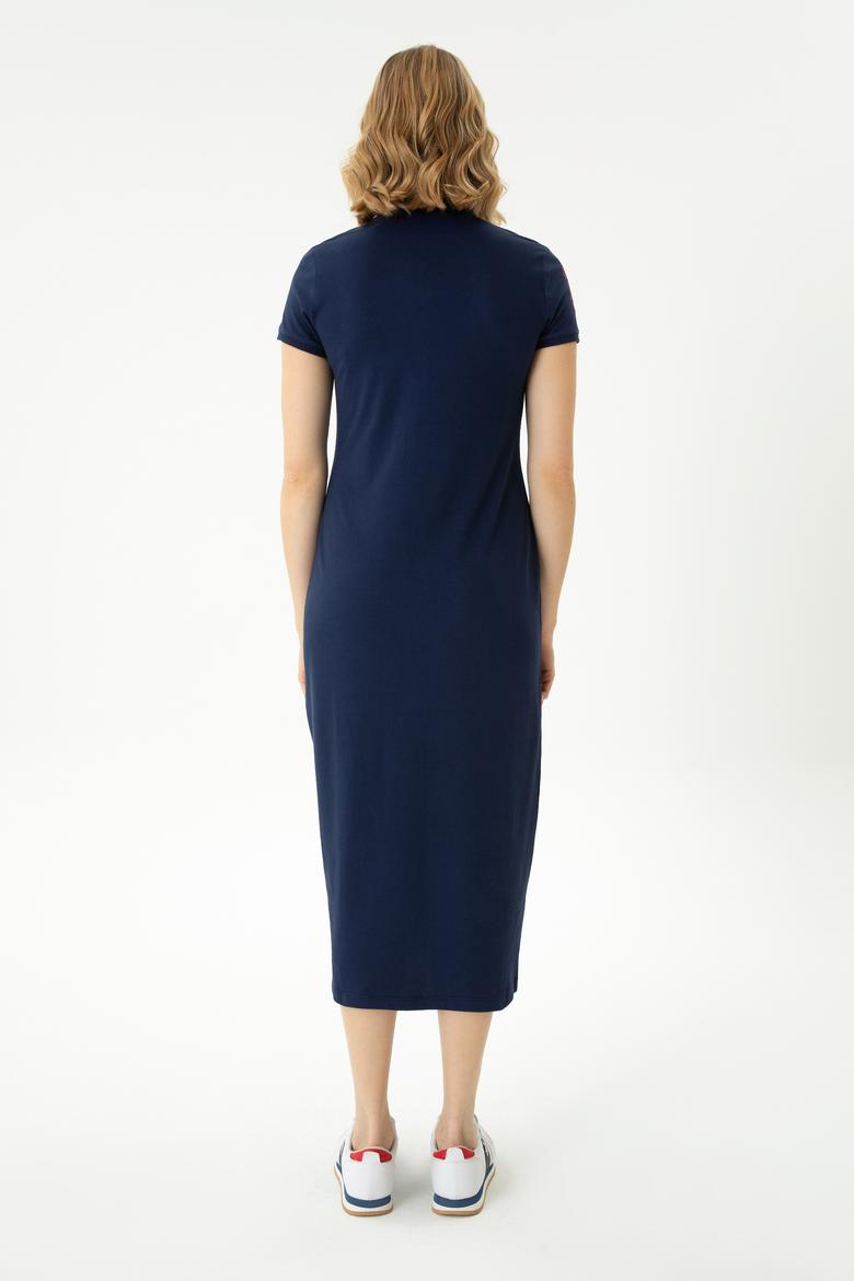 Kadın Lacivert Örme Elbise - 50267566014