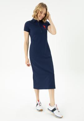 Kadın Lacivert Örme Elbise - 50267566014