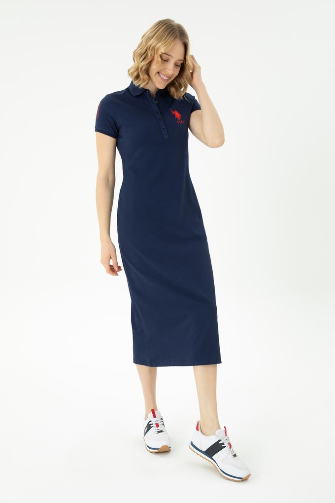 Kadın Lacivert Örme Elbise