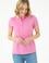 Kadın Pembe Basic Polo Yaka Tişört
