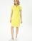 Kadın Neon Sarı Örme Elbise