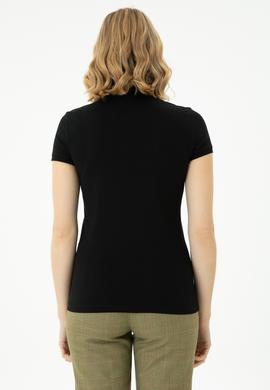 Kadın Siyah Tişört - 50262715018