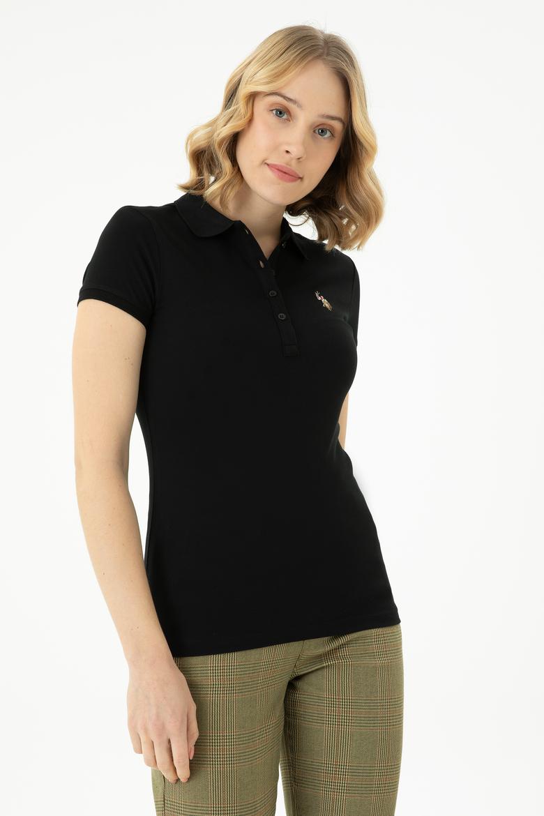 Kadın Siyah Tişört - 50262715018