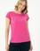 Kadın Fuşya Basic Bisiklet Yaka Tişört