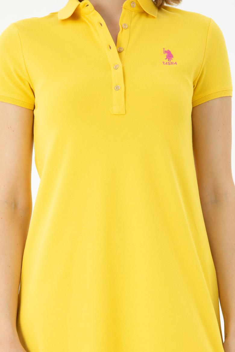 Kadın Sarı Örme Elbise - 50262672172