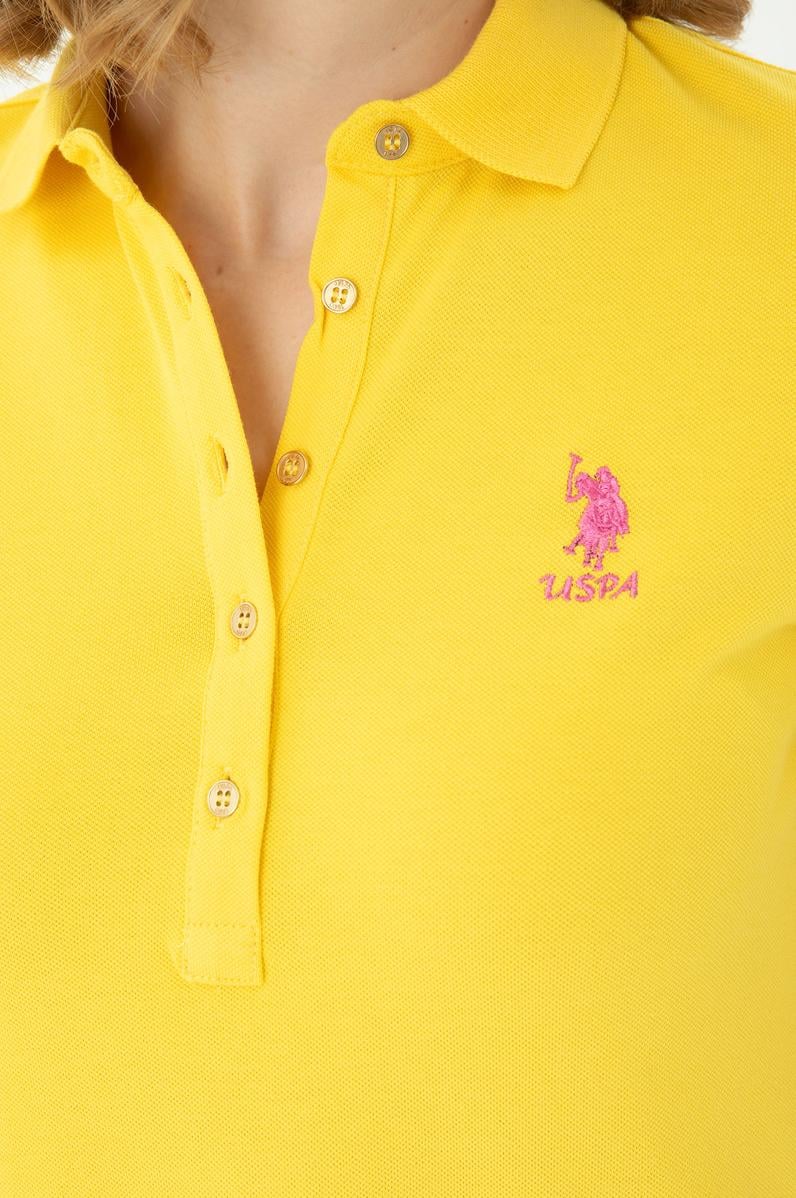 Kadın Sarı Örme Elbise