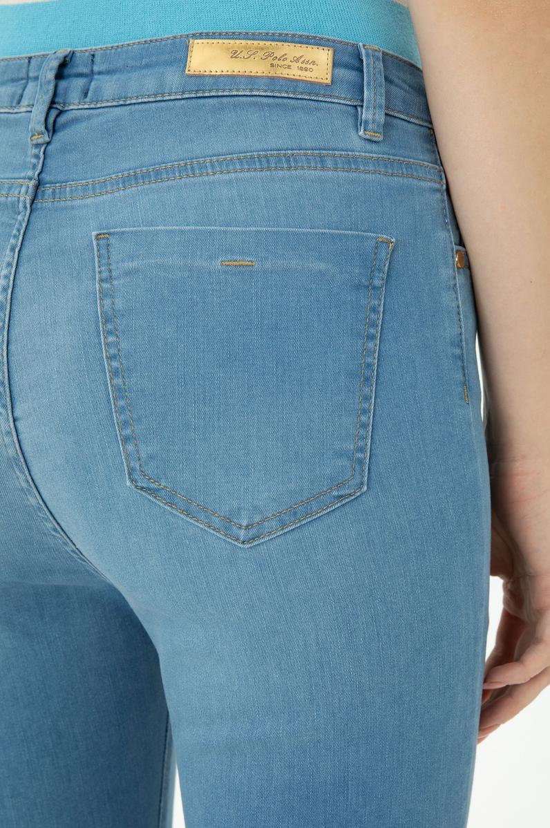 Kadın Açık Mavi Skinny High Waist Fit Jean Pantolon