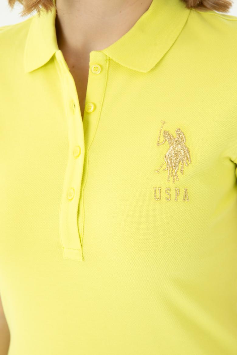 Kadın Neon Sarı Örme Elbise - 50262696168