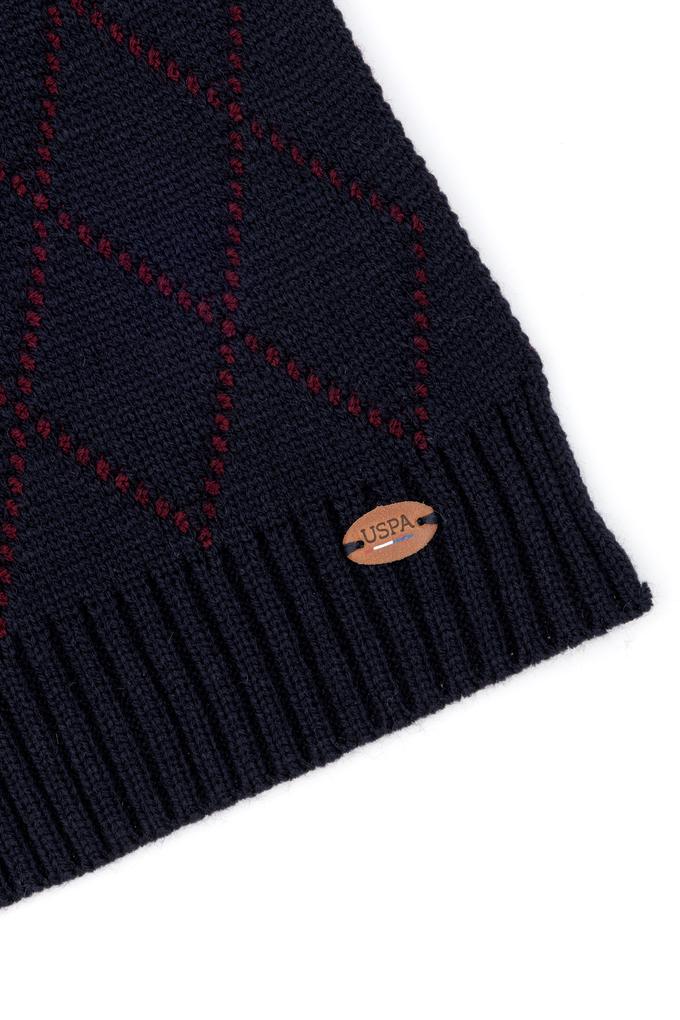 Erkek Lacivert Kaşkol